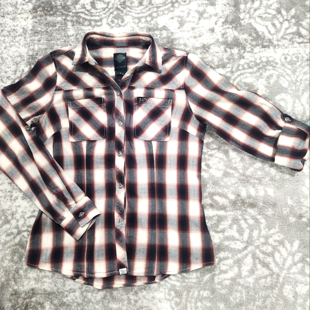 Harley Davidson Button Up Shirt